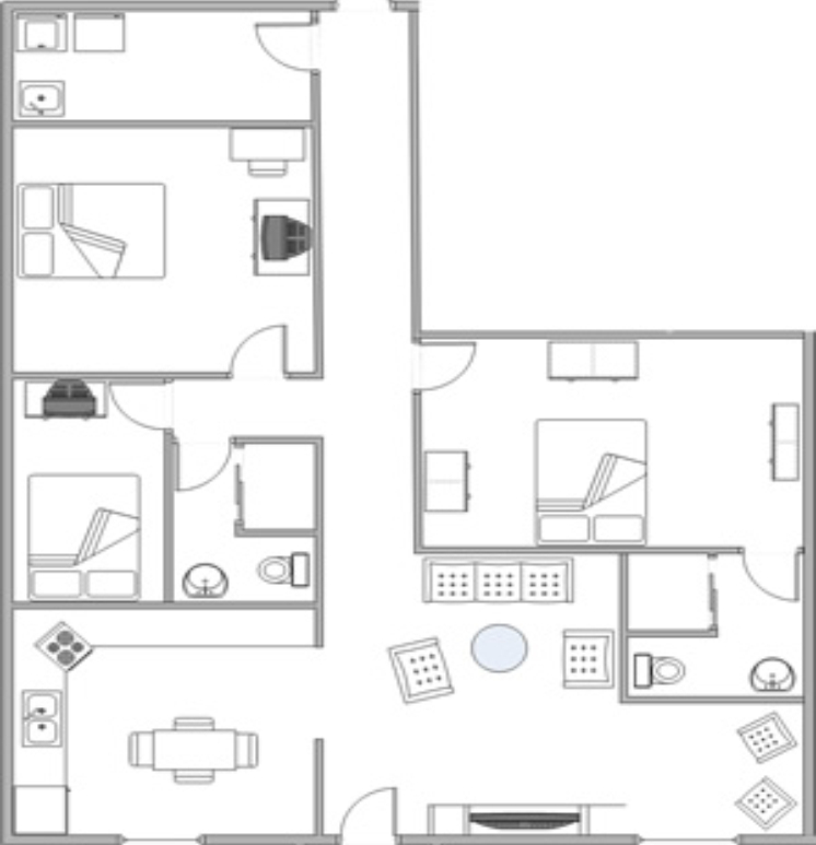 Rockypoint rental sleeps a family of 9